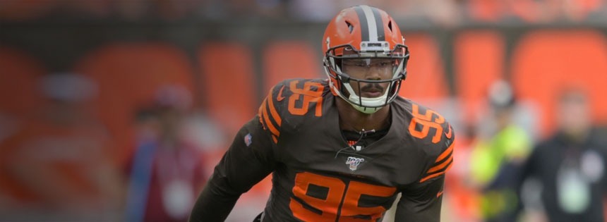Myles Garrett tries to help the Browns NFL odds in Week 6.